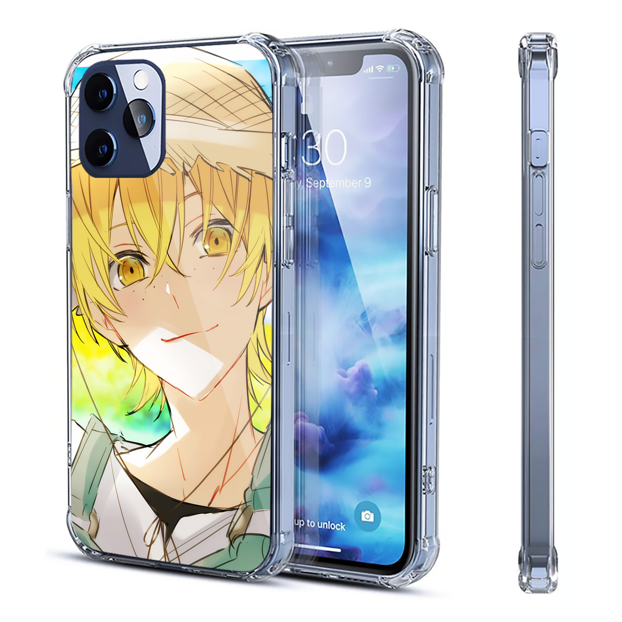 （画像用） 文豪ストレイドッグス Bungo Stray Dogs 【iPhone 12シリーズ対応】透明スマホケース（クリアソフトケース）